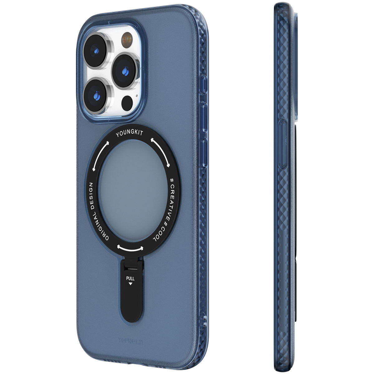 Youngkit Rock Serisi iPhone Mavi Kapak - enzaksesuar