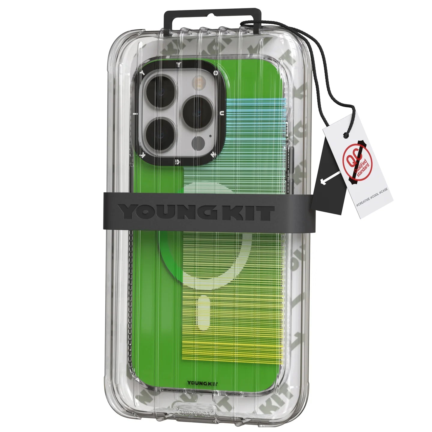Youngkit Pure Serisi iPhone Yeşil Kapak - enzaksesuar