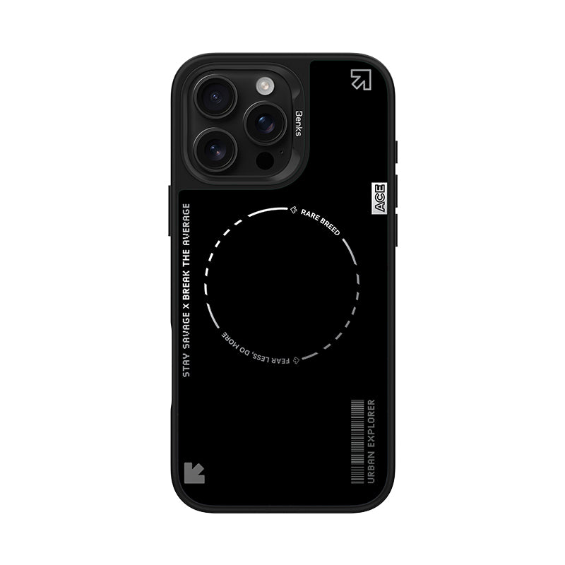 BENKS iPhone 16 Pro Max Magsafe Şarj Özellikli Benks Dynamic Basis Siyah Kılıf