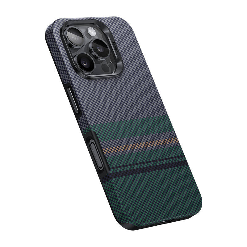 Magsafe Şarj Özellikli Karbon Fiber Tasarımlı Benks Aurora ArmorPro Kevlar Kapak - enzaksesuar