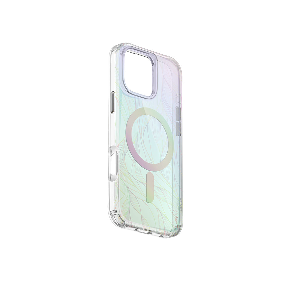 COEHL iPhone 16 Pro Kılıf Magsafe Şarj Özellikli Holografik Şeffaf Arka Yüzey Coehl Willow Kılıf