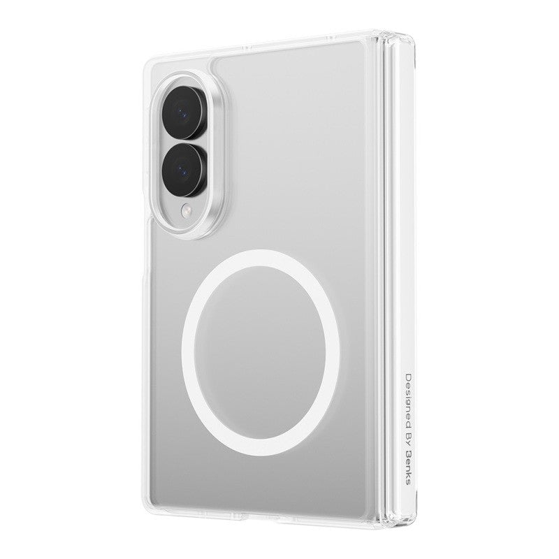Galaxy Z Fold 8 Benks Crystal Grand Combo Üçlü Aksesuar Seti (Ön Arka Şeffaf Kapak + Ekran Koruyucu) Şeffaf
