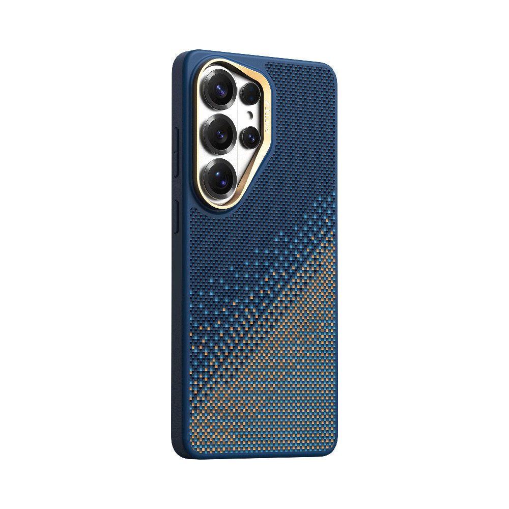 Galaxy S26 Ultra Kılıf M-safe Şarj Özellikli Raptic Aramid Skin Dual Serisi Kapak Lacivert