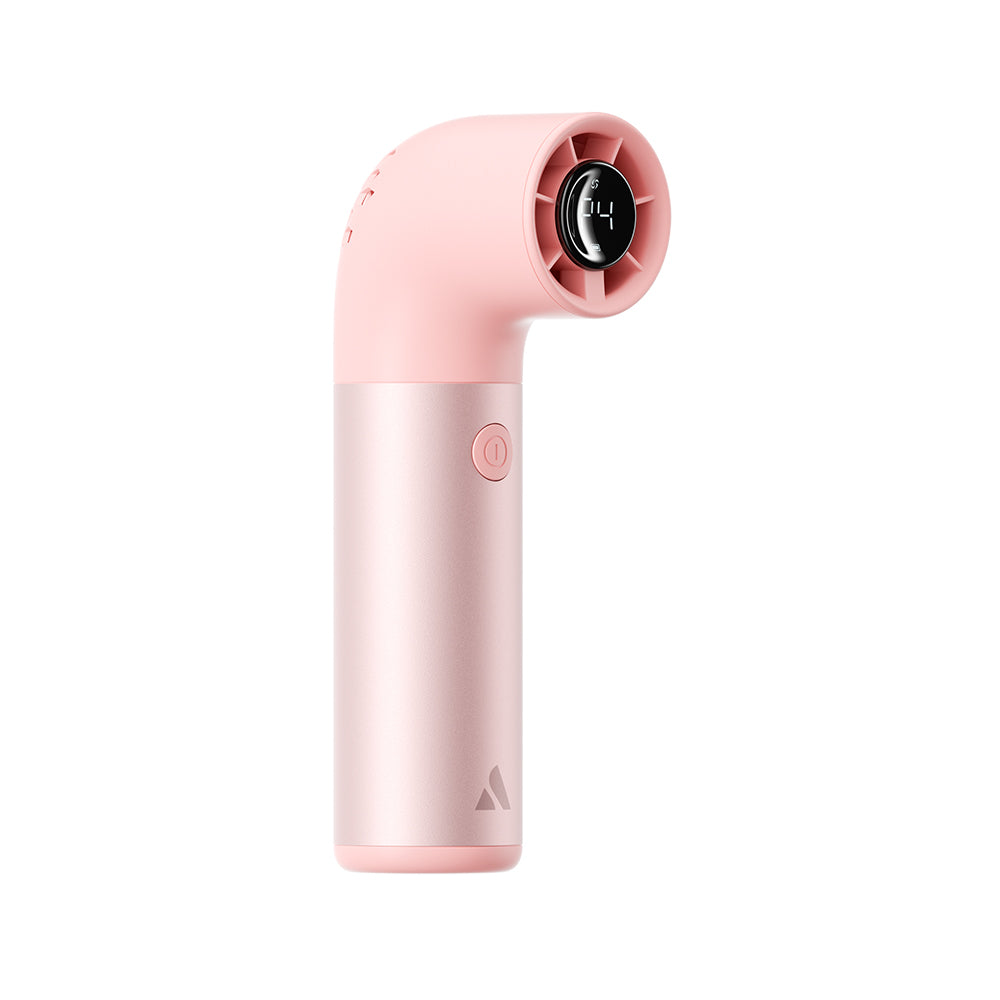 Aecooly PH01 Aero Pro Serisi Dijital LED Göstergeli Portatif Soğutucu El Fanı Pembe