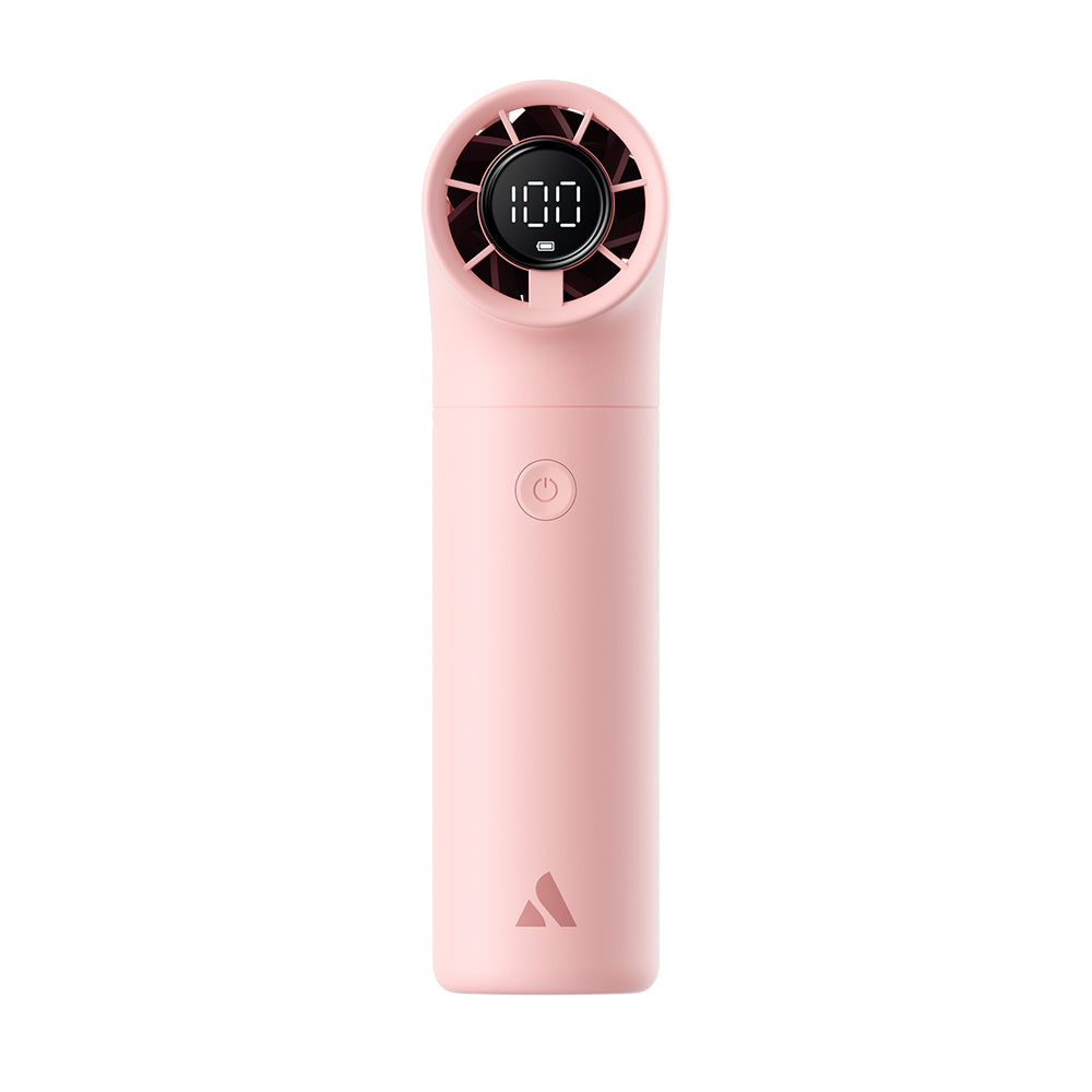 Aecooly PH02-A Aero Serisi Dijital LED Göstergeli Portatif Soğutucu El Fanı Pembe