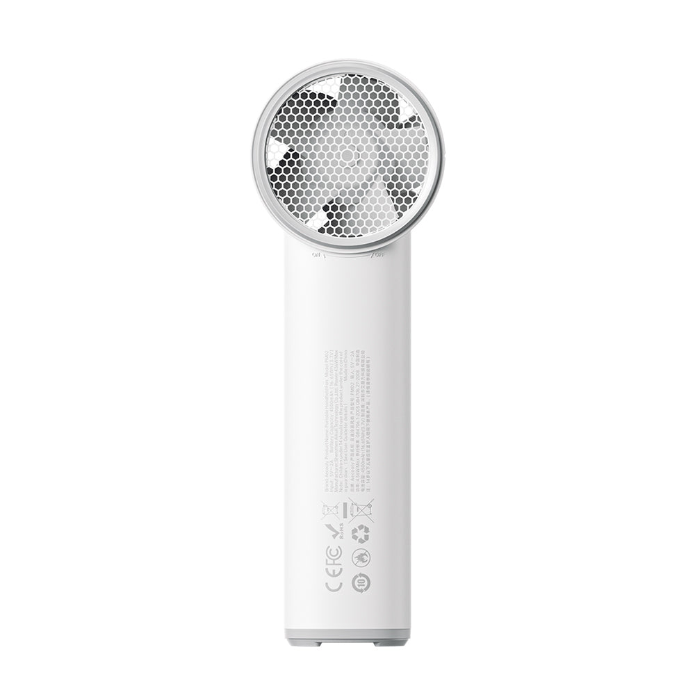 Aecooly PM02 Dijital LED Göstergeli Mist Chill Özellikli 5 Kademeli Portatif Soğutucu El Fanı Beyaz
