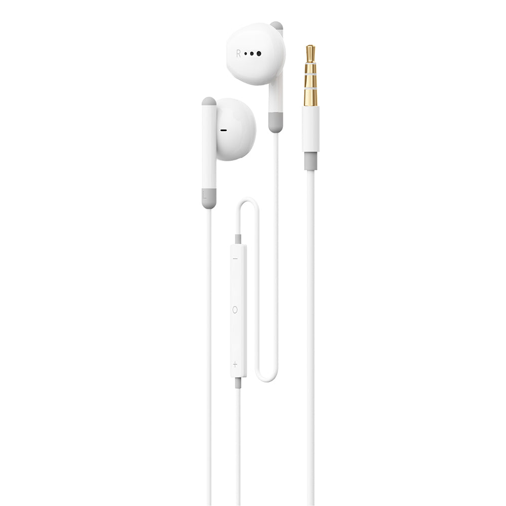 Amazingthing 3.5mm Kulak İçi Kablolu Kulaklık 1.2m Beyaz