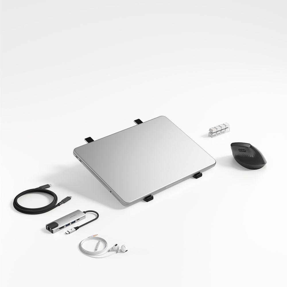 Amazingthing 5in1 Laptop Notebook Günlük Aksesuar Masaüstü Kiti Siyah-Beyaz