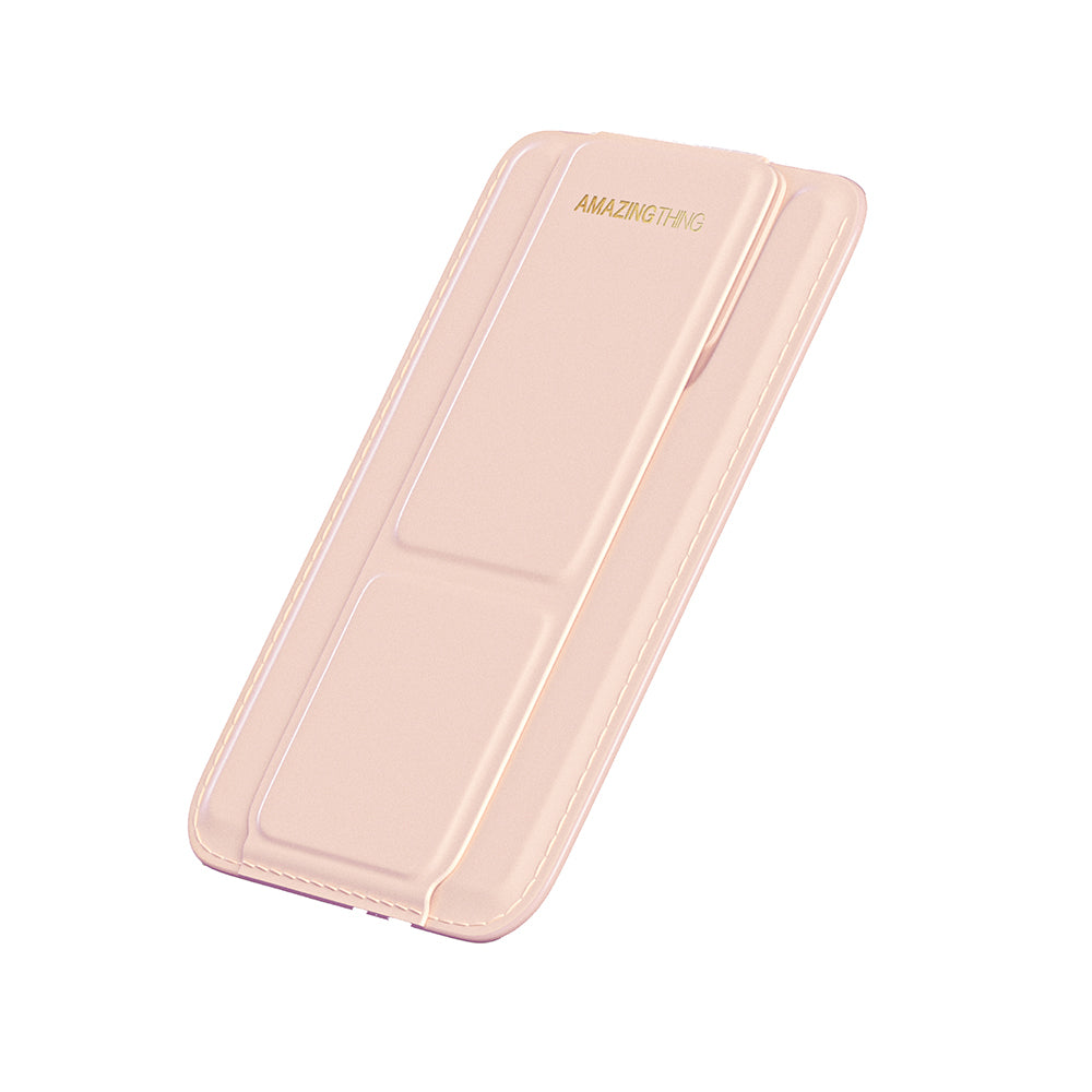 Amazingthing Edition Mag Serisi Fonksiyonel Çok Yönlü Grip Standlı Magnetik Kartlık Pembe