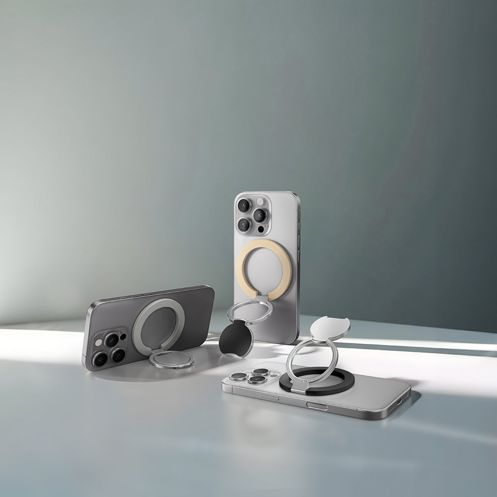 Amazingthing Magnetik 360 Derece Dönebilen Titan MagFlex Serisi Parmak Ring Stand Mavi