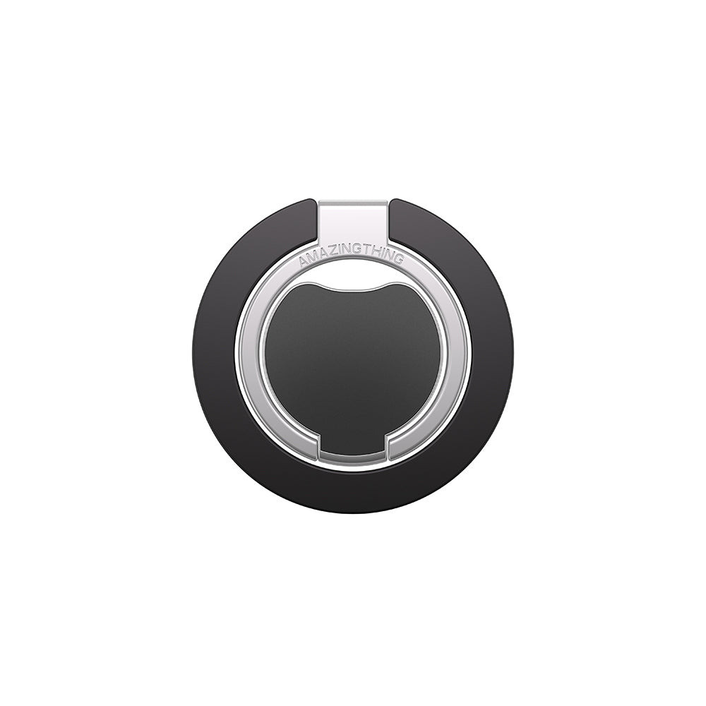 Amazingthing Magnetik 360 Derece Dönebilen Titan MagFlex Serisi Parmak Ring Stand Siyah