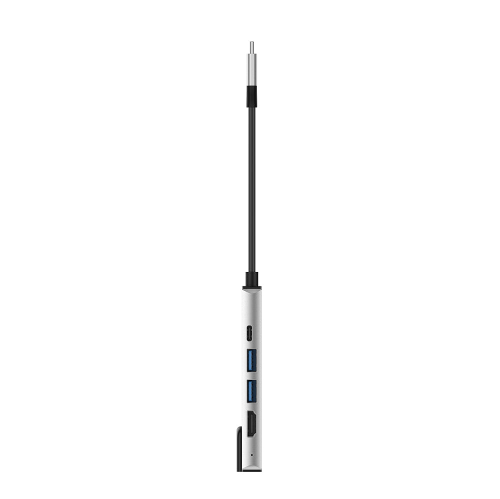 Amazingthing Thunder Pro RJ45 Type-c to HDTV 5 in 1 4K 60Hz Ethernet Dönüştürücü Adaptör Gri