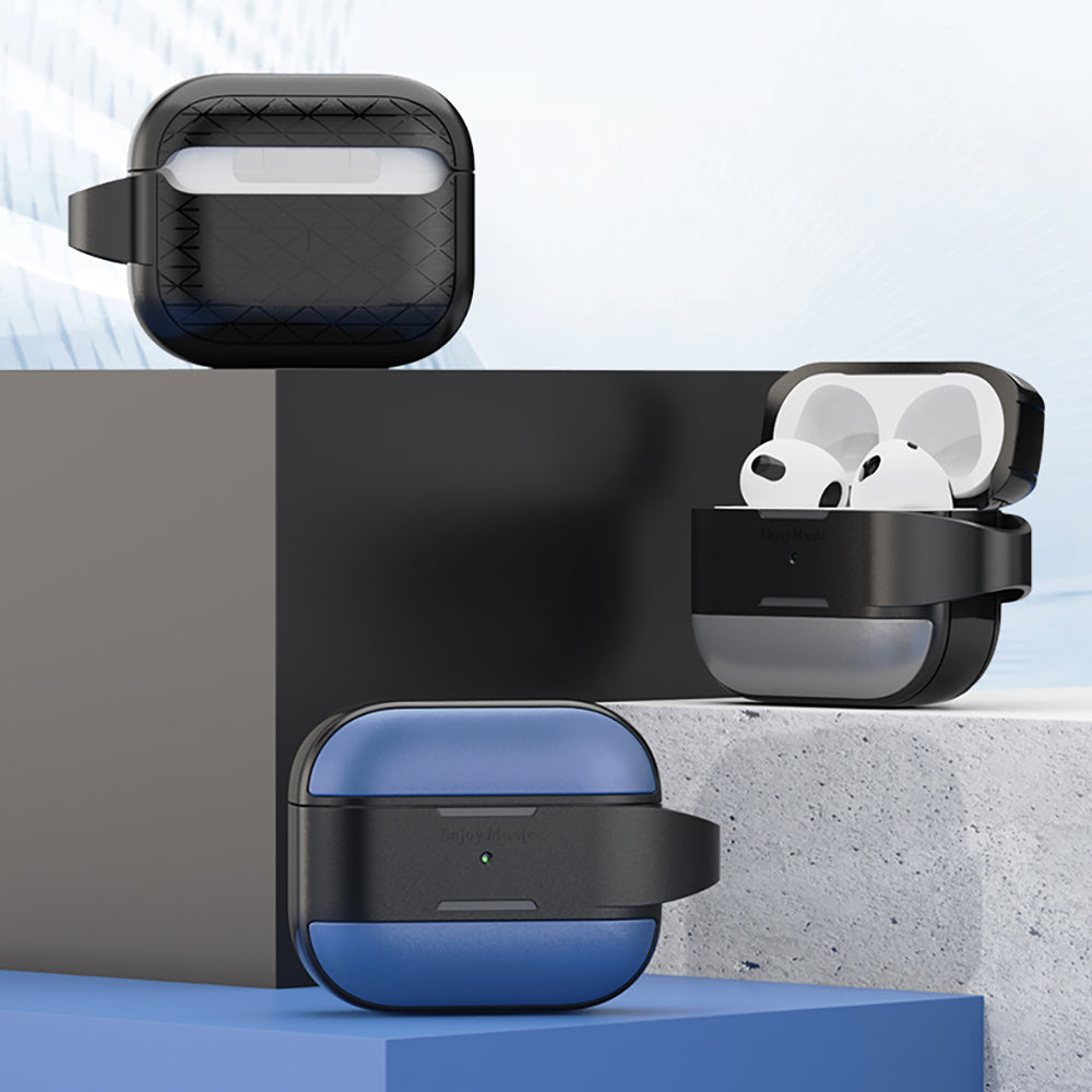 Apple AirPods 3. Nesil Kılıf M-Safe Şarj Özellikli Mutural Meiwo Serisi Kapak Gri