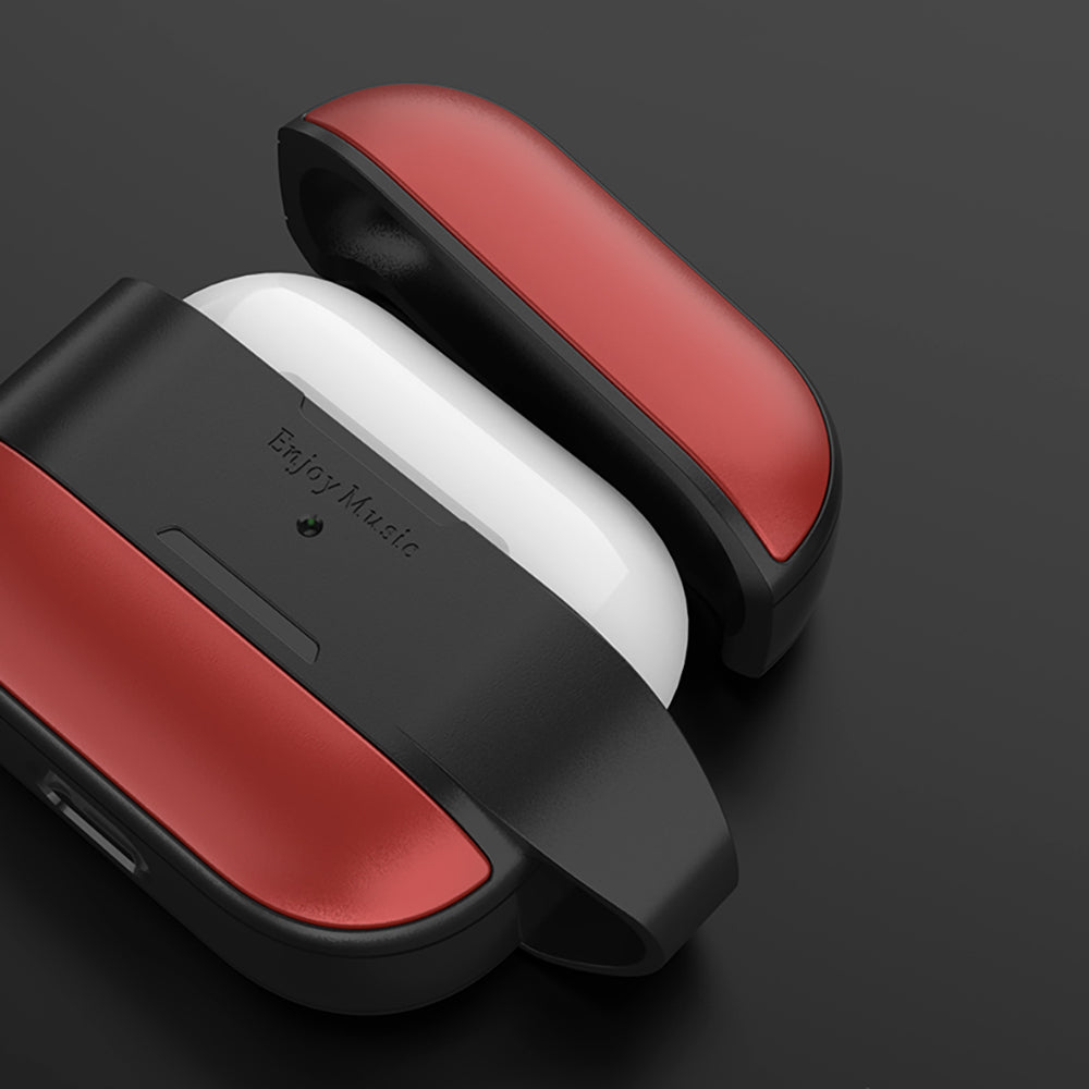 Apple AirPods 3. Nesil Kılıf M-Safe Şarj Özellikli Mutural Meiwo Serisi Kapak Siyah