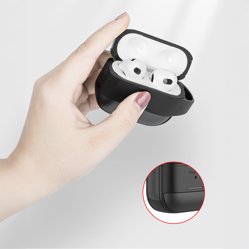 Apple AirPods 3. Nesil Kılıf M-Safe Şarj Özellikli Mutural Meiwo Serisi Kapak Gri