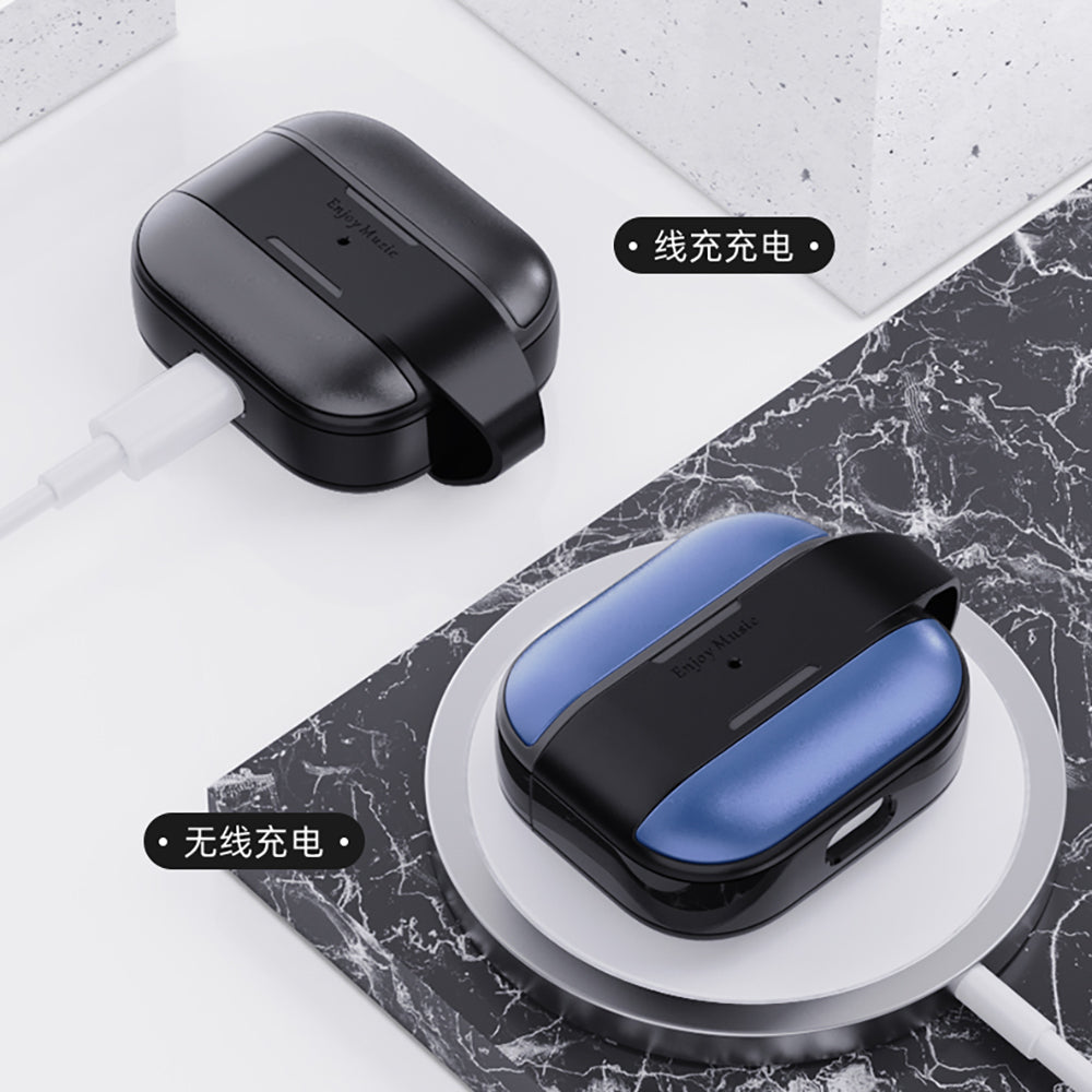 Apple AirPods 3. Nesil Kılıf M-Safe Şarj Özellikli Mutural Meiwo Serisi Kapak Siyah