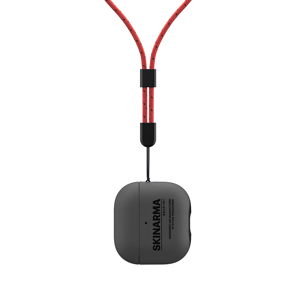 Airpods 4 Kılıf Skinarma PU Deri Tasarım Spunk Kılıf Mavi