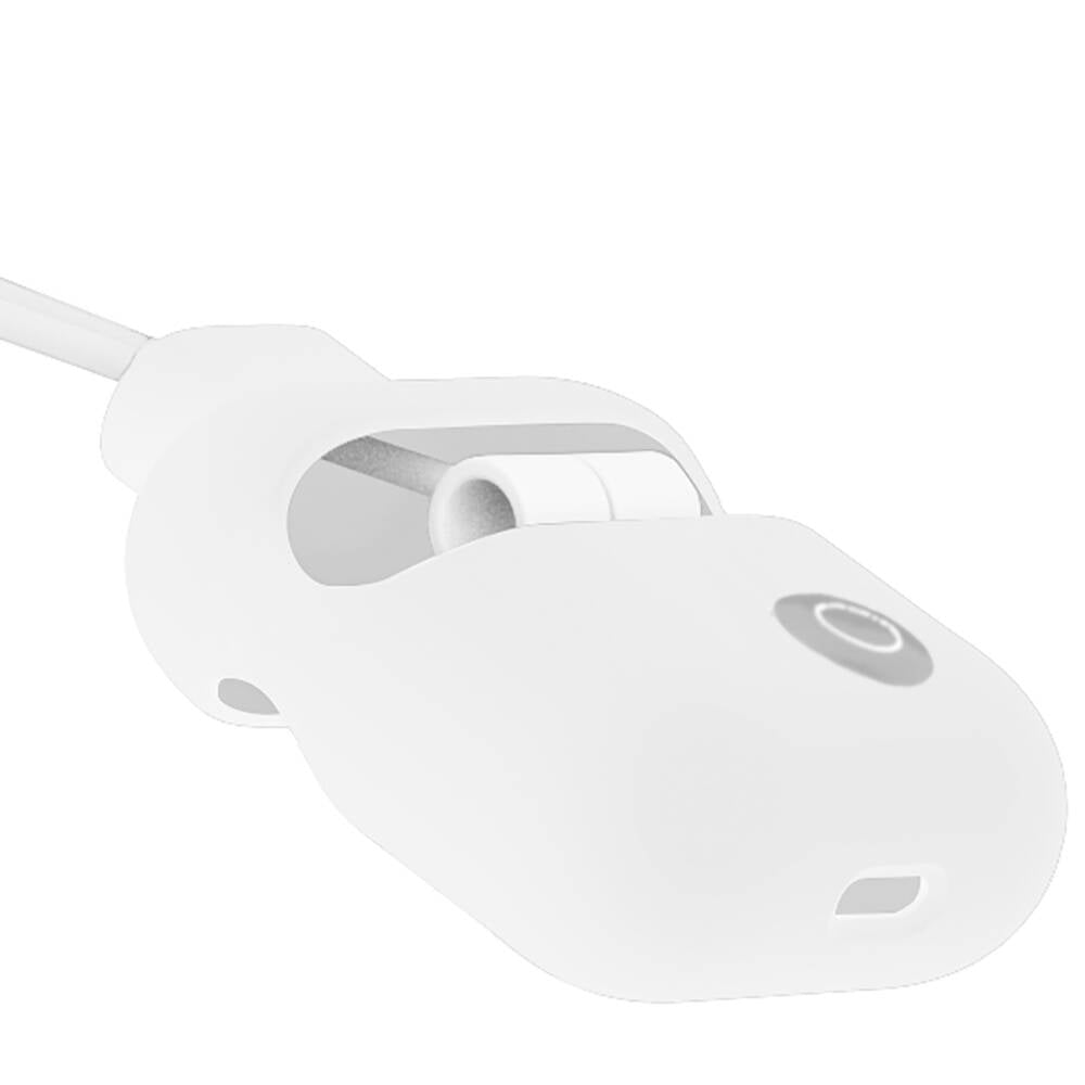 Airpods Kılıf Boyun Askılı Jelly Bean Tasarımlı Lisanslı Switcheasy ColorBuddy Kılıf Beyaz