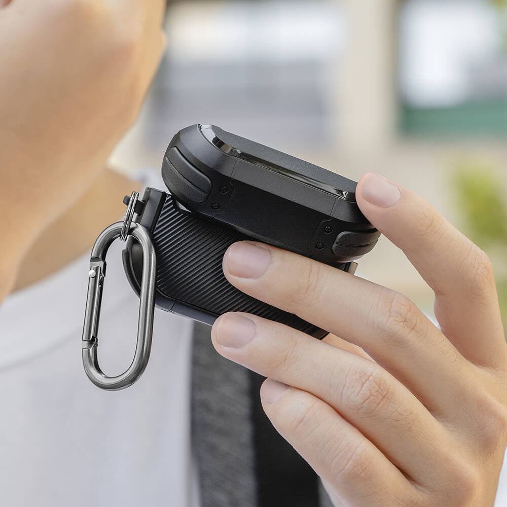 Airpods Pro 2 Kılıf Airbag Korumalı Ultra Sağlam Lisanslı Switcheasy Defender Kılıf Mavi