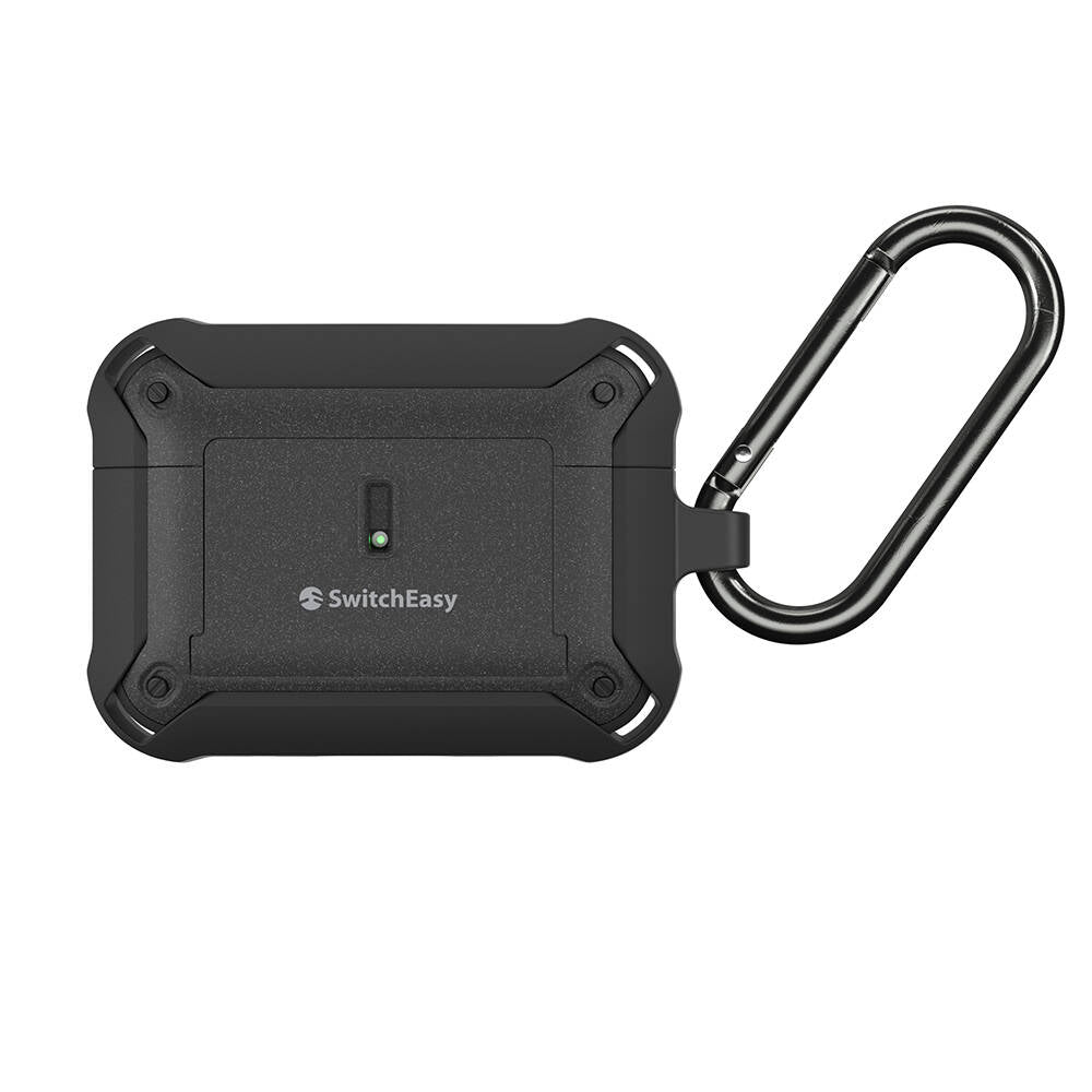 Airpods Pro 2 Kılıf Askılı Sağlam Tasarımlı Lisanslı Switcheasy Guardian Kılıf Gri