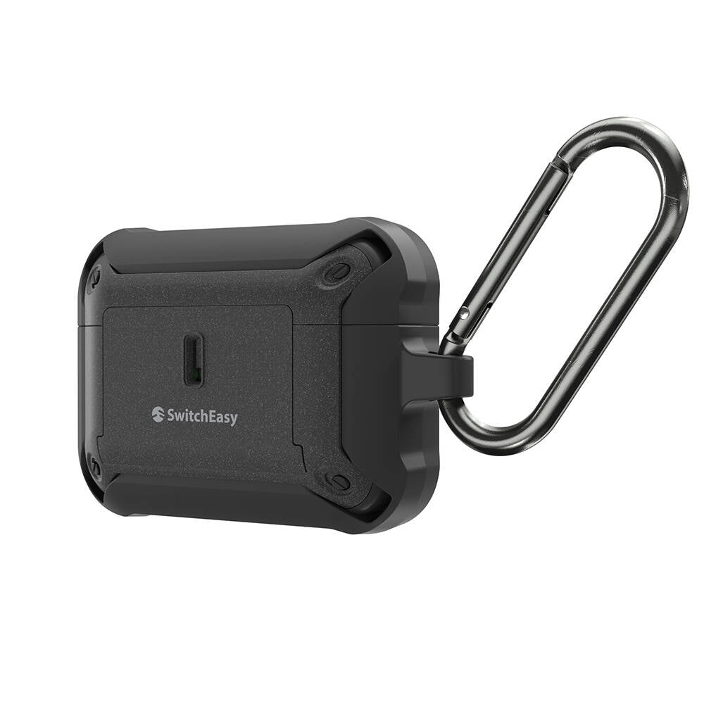 Airpods Pro 2 Kılıf Askılı Sağlam Tasarımlı Lisanslı Switcheasy Guardian Kılıf Gri