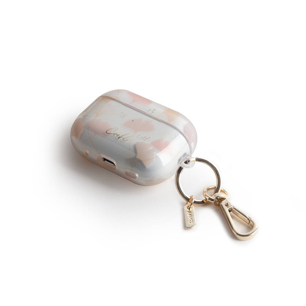 Airpods Pro 2 Kılıf Çayır Çiçeği Desenli Coehl Meadow Kılıf Pembe