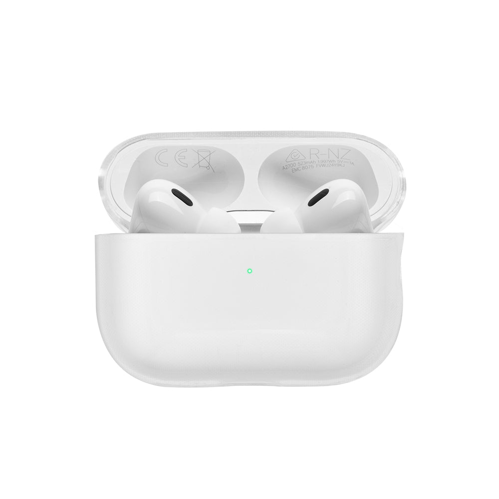 Apple AirPods Pro 2 Kılıf Qi M-Safe Şarj Özellikli Native Union RE Clear Serisi Silikon Kapak Şeffaf