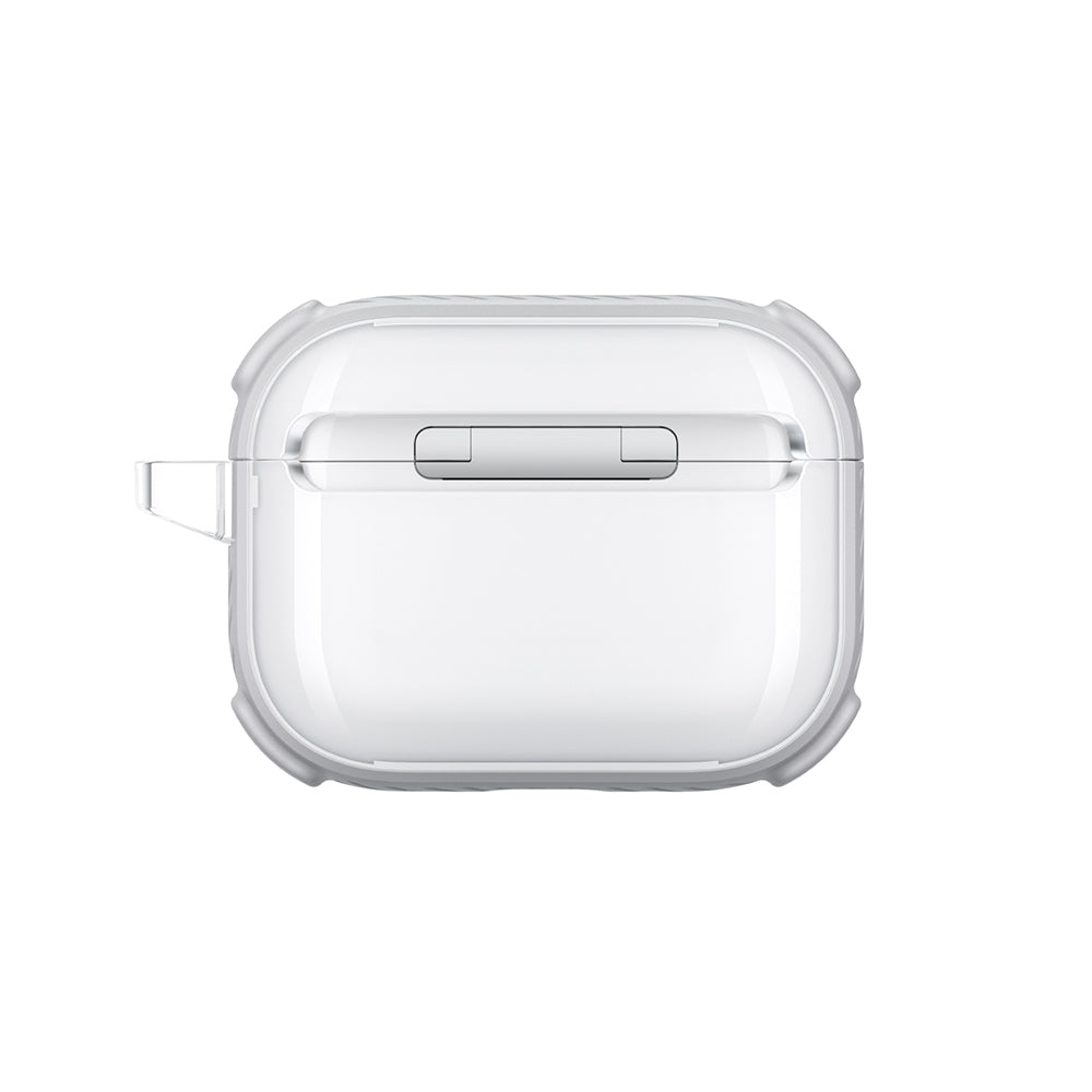 Apple Airpods Pro 3 Amazingthing Kilit Tasarımlı Airbagli Titan Pro Serisi Kapak Beyaz