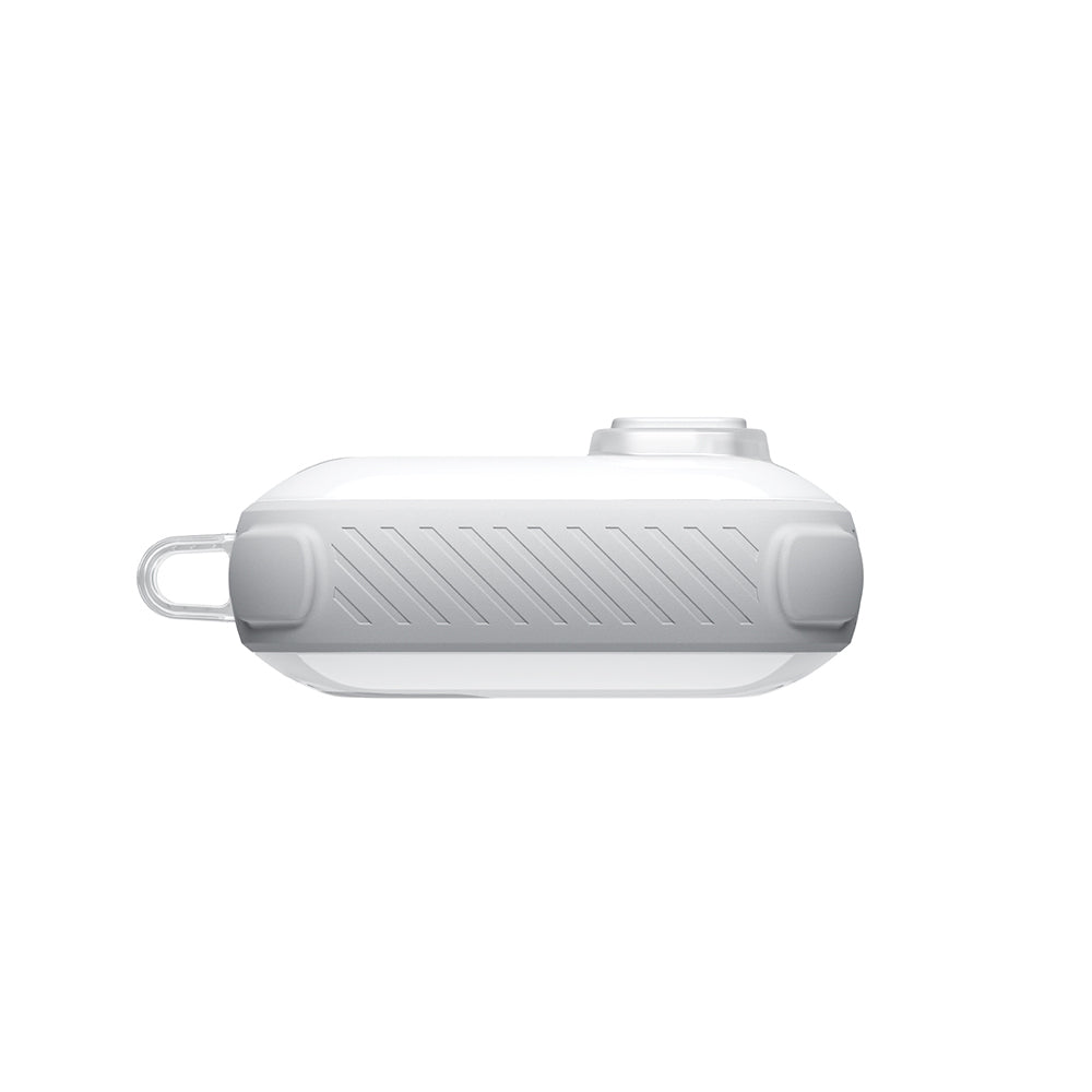 Apple Airpods Pro 3 Amazingthing Kilit Tasarımlı Airbagli Titan Pro Serisi Kapak Beyaz