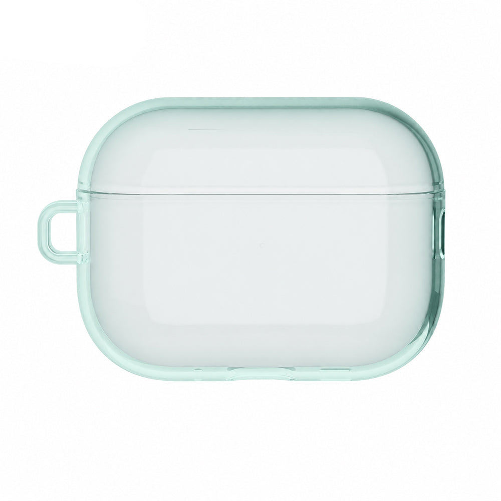 Apple AirPods Pro 3 Kılıf M-Safe Şarj Özellikli Mutural Ice Colour Serisi Silikon Kapak Yeşil
