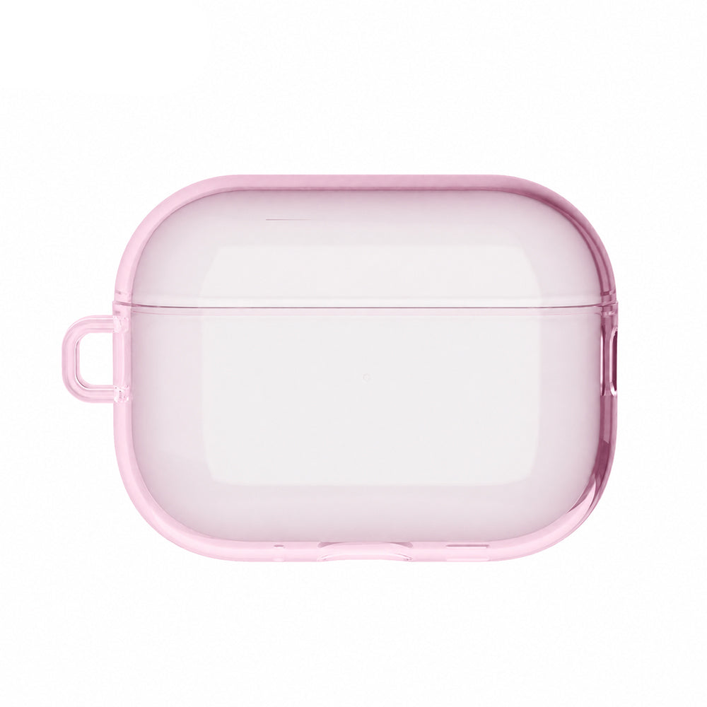 Apple AirPods Pro 3 Kılıf M-Safe Şarj Özellikli Mutural Ice Colour Serisi Silikon Kapak Pembe