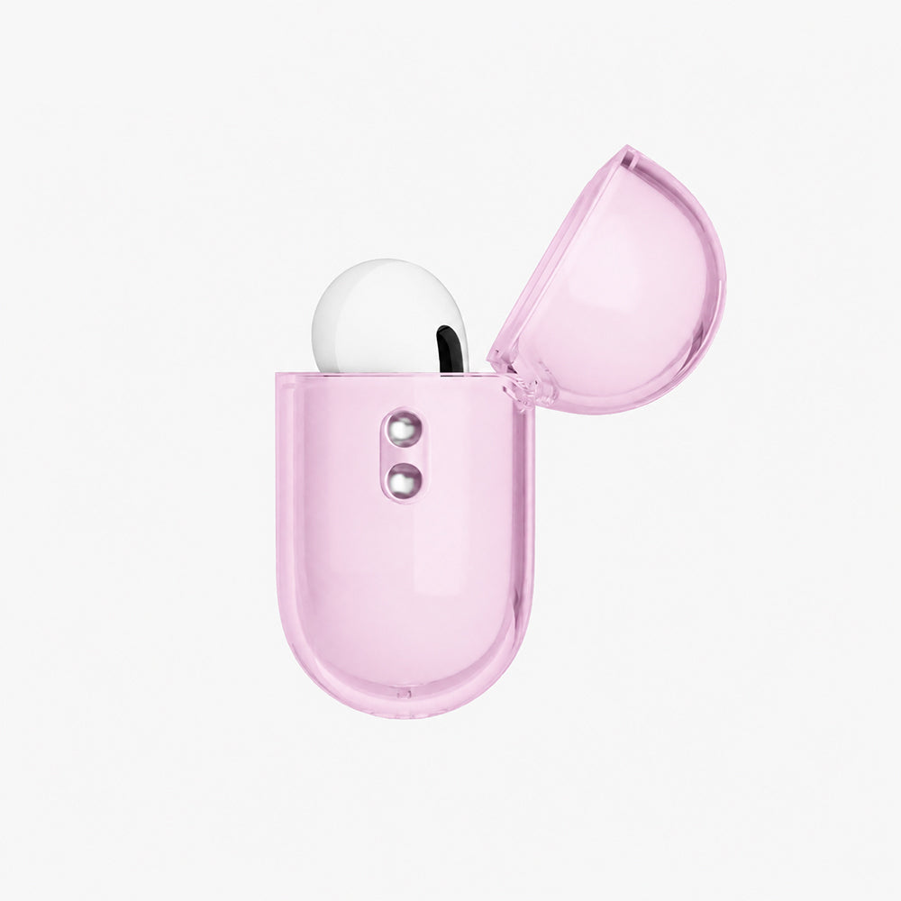 Apple AirPods Pro 3 Kılıf M-Safe Şarj Özellikli Mutural Ice Colour Serisi Silikon Kapak Mor