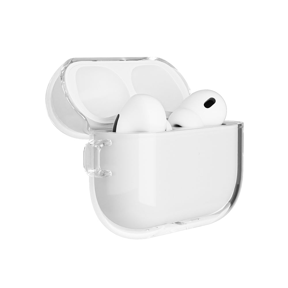 Apple AirPods Pro 3 Kılıf M-Safe Şarj Özellikli Mutural Ice Colour Serisi Silikon Kapak Beyaz