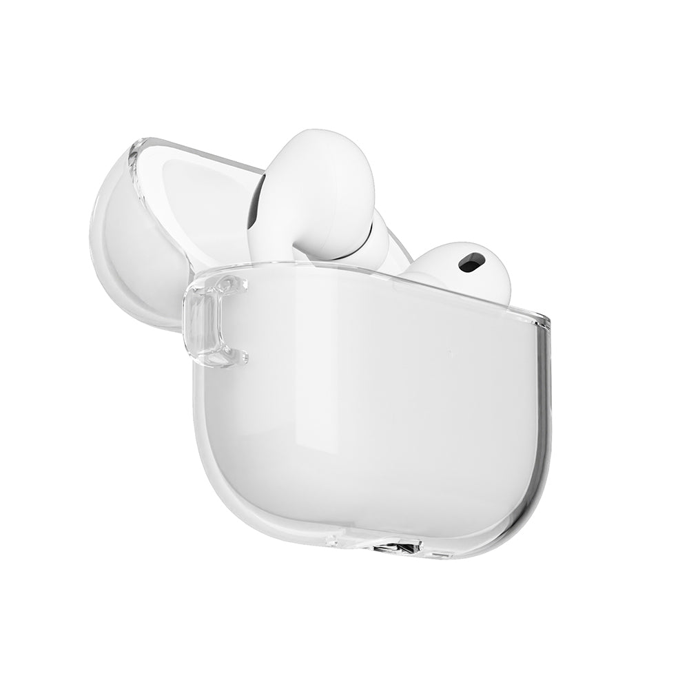 Apple AirPods Pro 3 Kılıf M-Safe Şarj Özellikli Mutural Ice Colour Serisi Silikon Kapak Beyaz