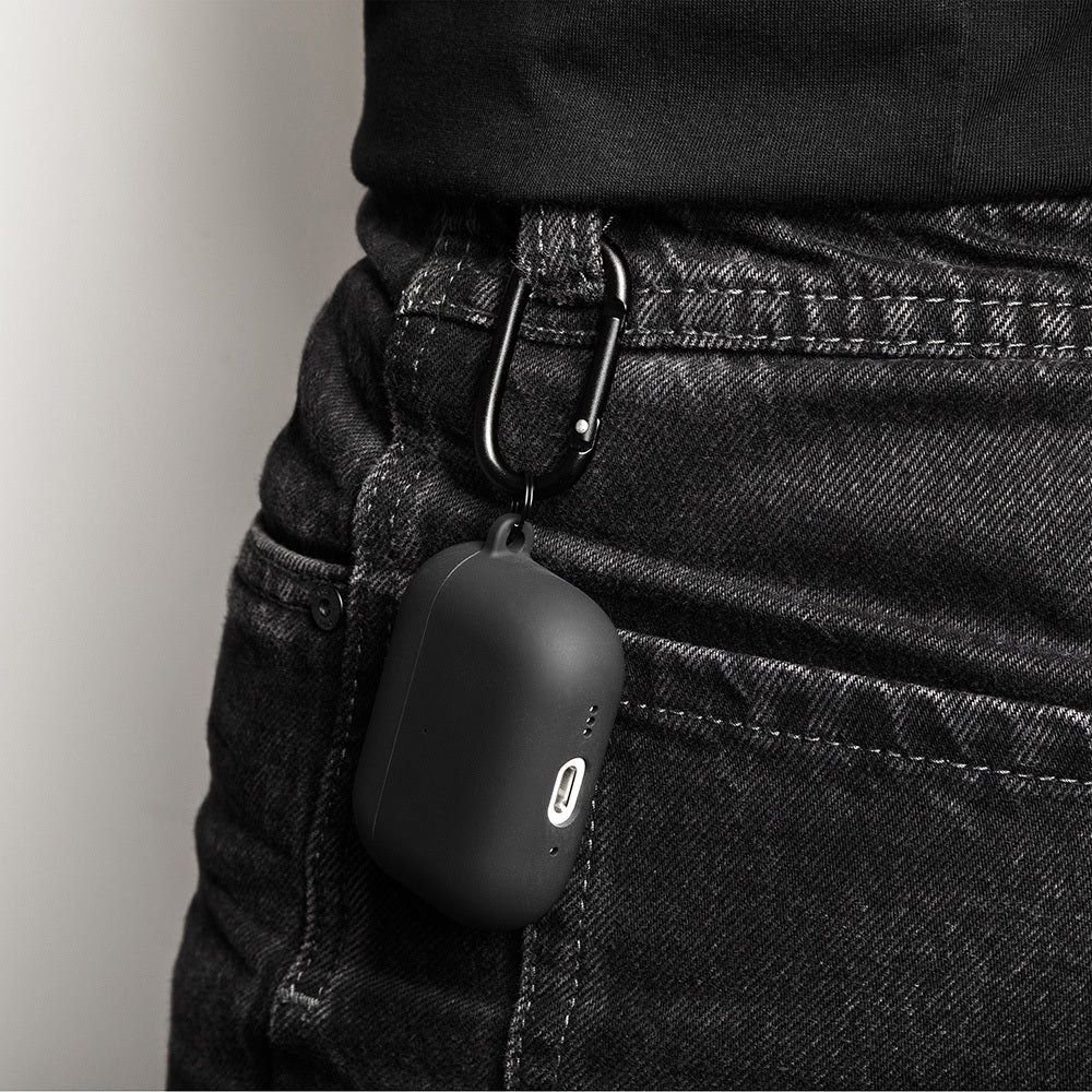 Apple AirPods Pro 3 Kılıf M-Safe Şarj Özellikli Native Union Active Serisi Kapak Siyah
