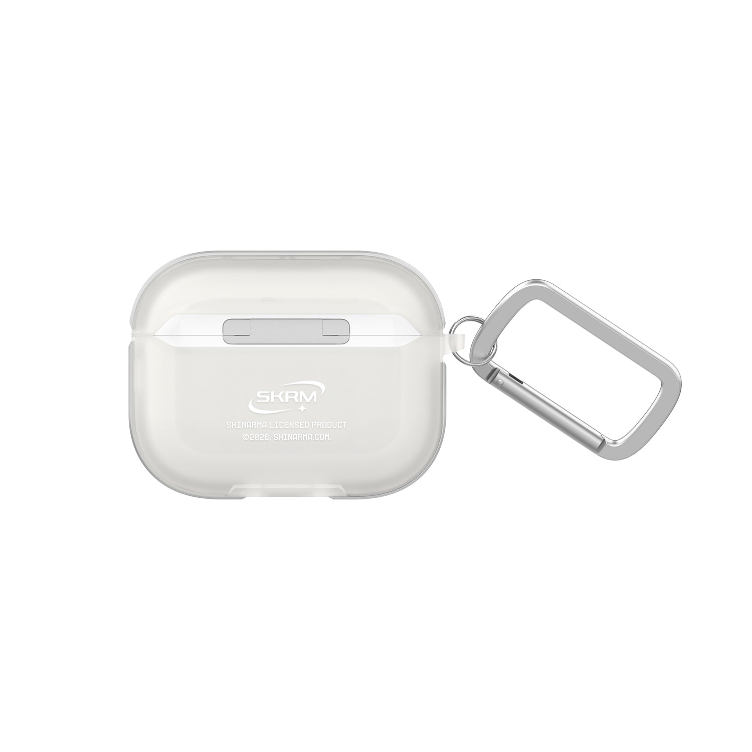 Apple Airpods Pro 3 Kılıf Skinarma Transparan Mat Tasarım Kinzoku Kılıf Beyaz