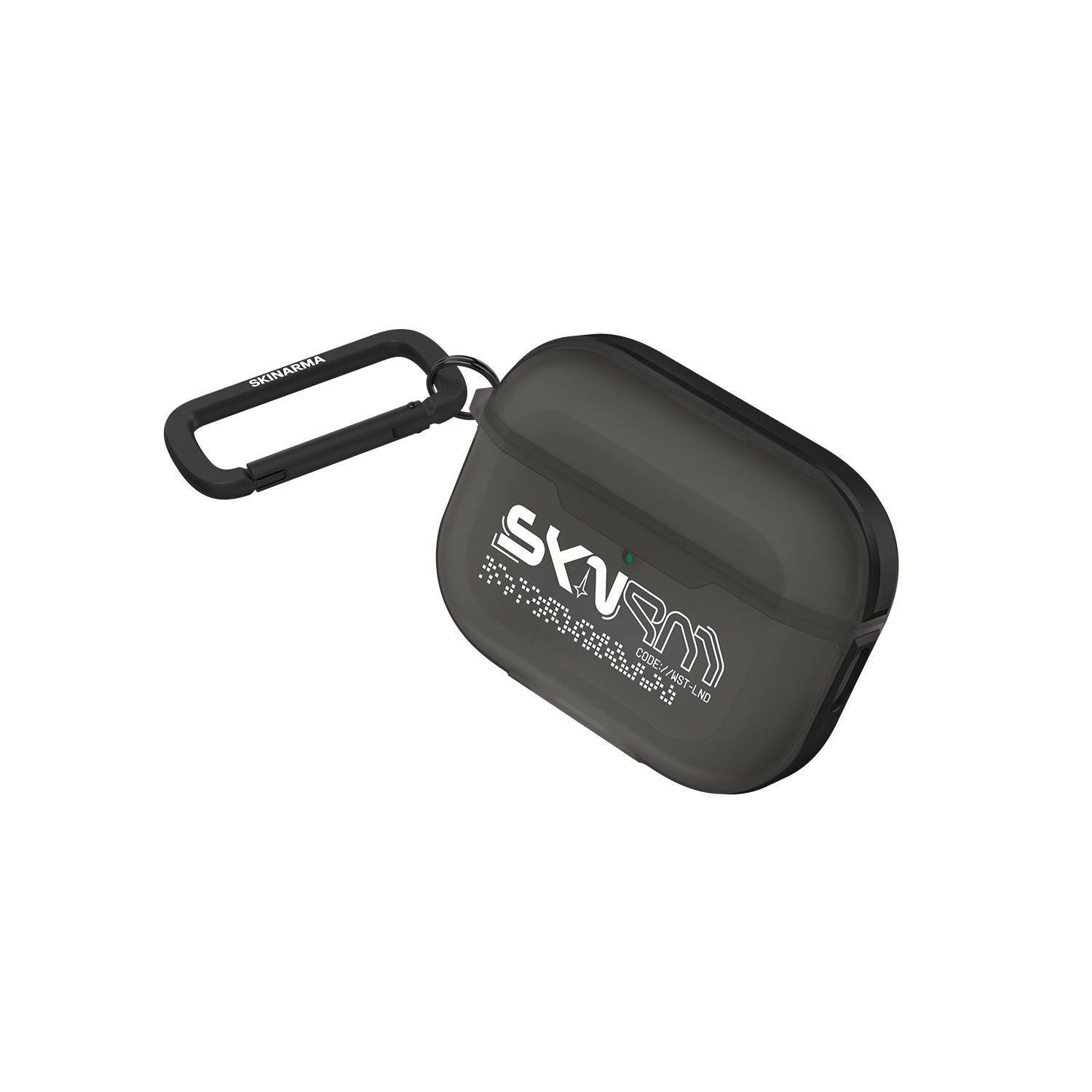 Apple Airpods Pro 3 Kılıf Skinarma Transparan Mat Tasarım Kinzoku Kılıf Füme