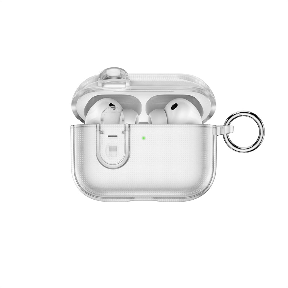 Apple Airpods Pro 3 Wiwu iShield Pro HC-301 Airbag Tasarımlı Parmak İzi Bırakmayan Kılıf Şeffaf