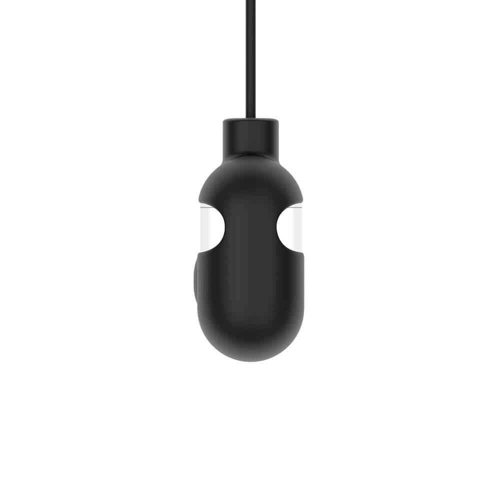 Airpods Pro Kılıf Boyun Askılı Jelly Bean Tasarımlı Lisanslı Switcheasy ColorBuddy Kılıf Siyah