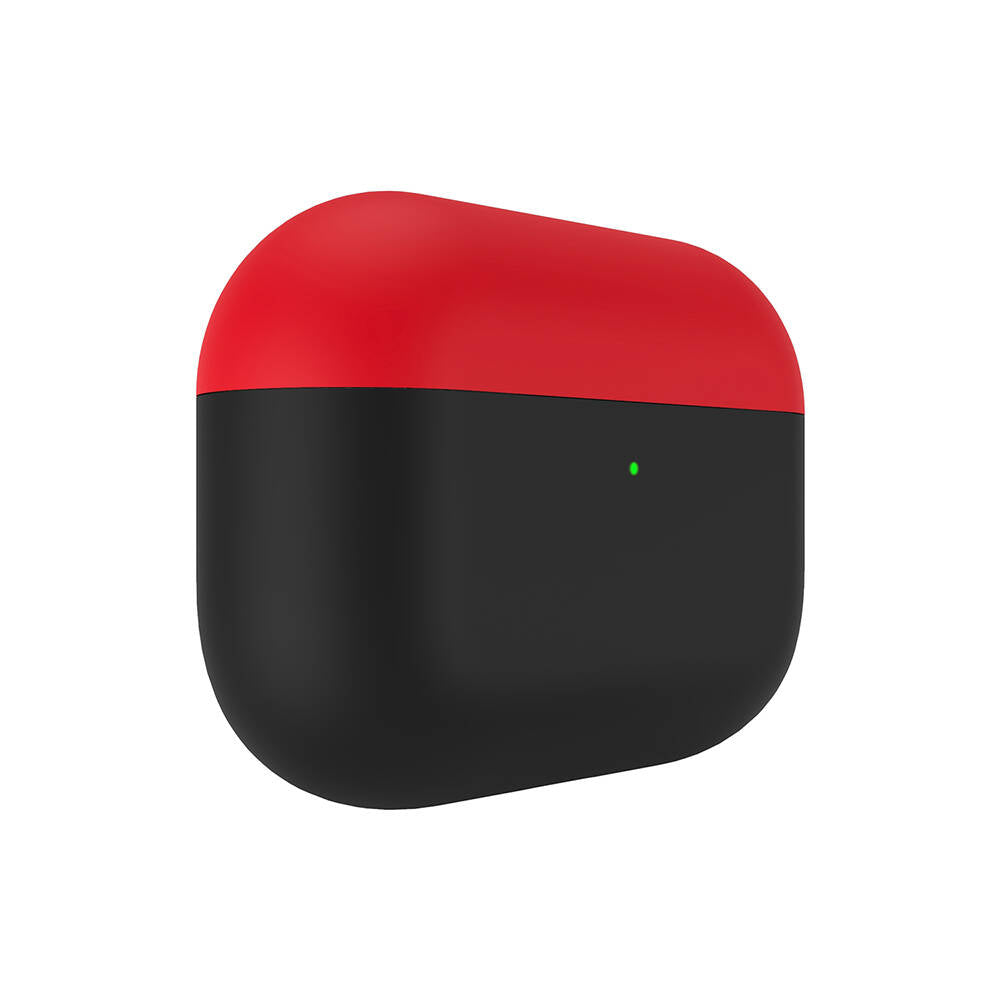 Airpods Pro Kılıf Boyun Askılı Parlayan Düğmeli Lisanslı Switcheasy Colors Silikon Kılıf Siyah