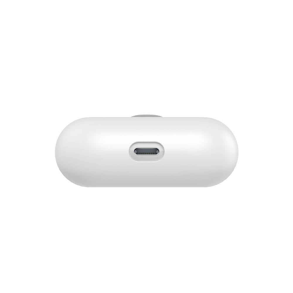 Airpods Pro Kılıf Boyun Askılı Parlayan Düğmeli Lisanslı Switcheasy Colors Silikon Kılıf Siyah