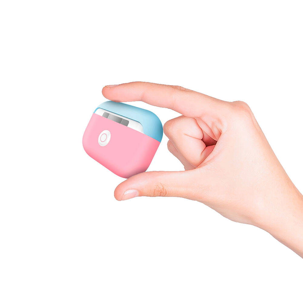Airpods Pro Kılıf Boyun Askılı Parlayan Düğmeli Lisanslı Switcheasy Colors Silikon Kılıf Beyaz