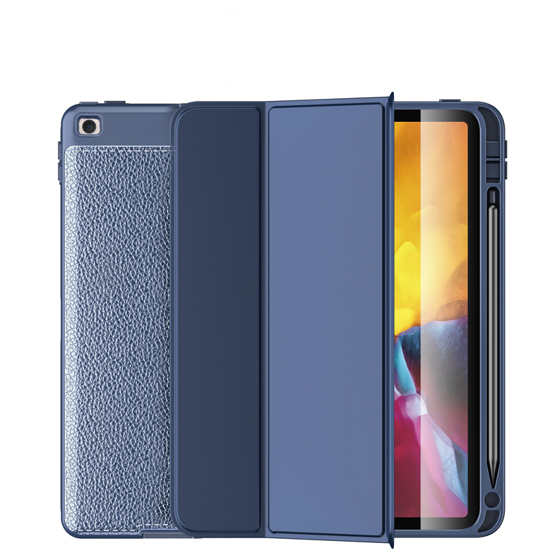 iPad 10.2 (8.Nesil) Kılıf Wlons Tablet Kılıf Lacivert
