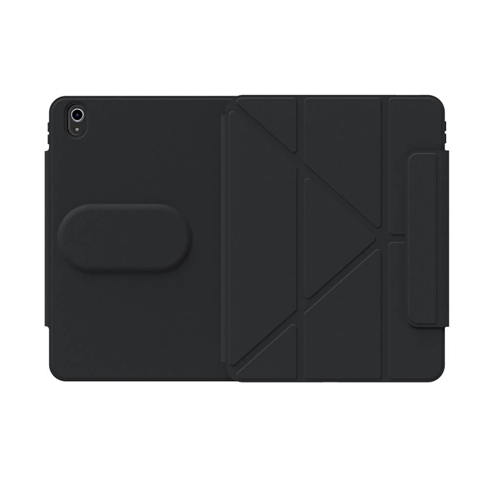 iPad Air 10.9 2020 (4.Nesil) Wiwu 360° Dönebilen Standlı Magnetik Koruyucu Tablet Kılıfı Siyah