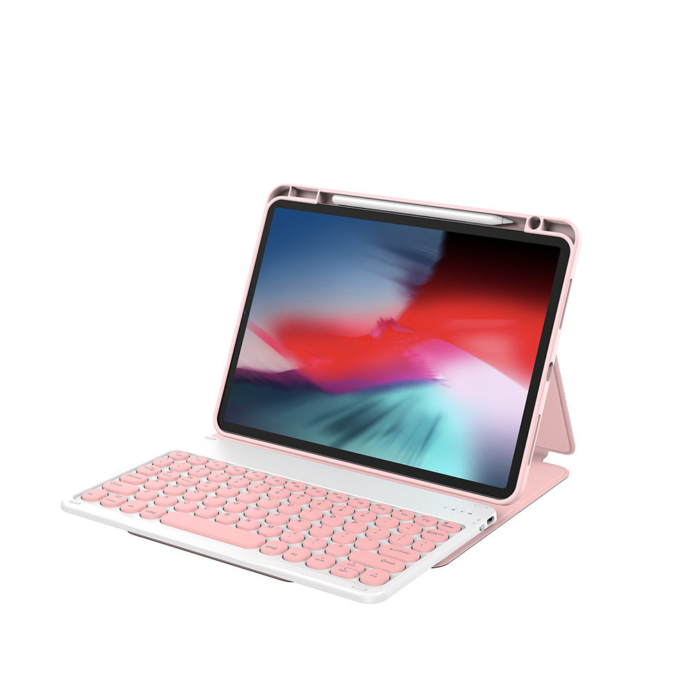 iPad Air 10.9 2020 (4.Nesil) Wiwu Protective Gizli Kalem Bölmeli Klavyeli Kılıf Siyah