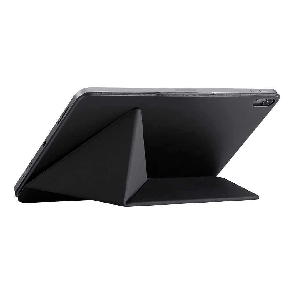 Apple iPad Air 11 2024 Pitaka Folio 3 Kalem Bölmeli Standlı Kılıf Siyah