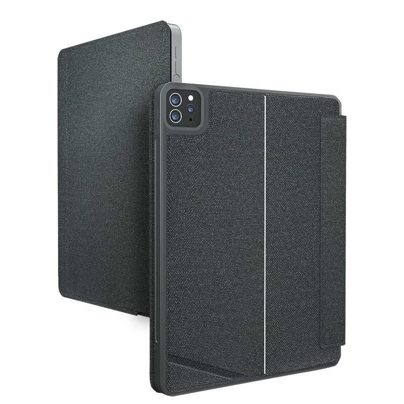 iPad Air 11 2024 Wiwu Mag Touch Klavyeli Standlı Kılıf Siyah