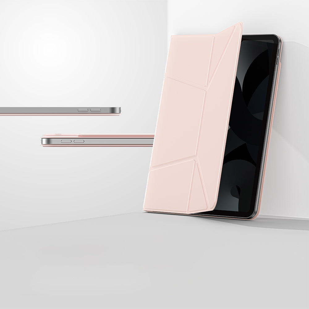 Apple iPad Air 11 2025 M3 Amazingthing Matte Pro Mag Folio Katlanabilir Magnetik Standlı Kılıf Mavi