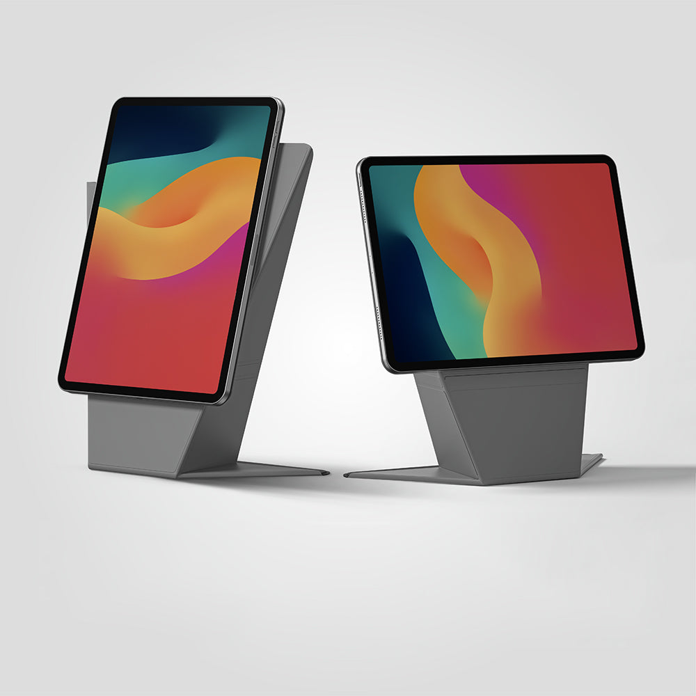 Apple iPad Air 11 2025 M3 Amazingthing Matte Pro Mag Folio Katlanabilir Magnetik Standlı Kılıf Mavi