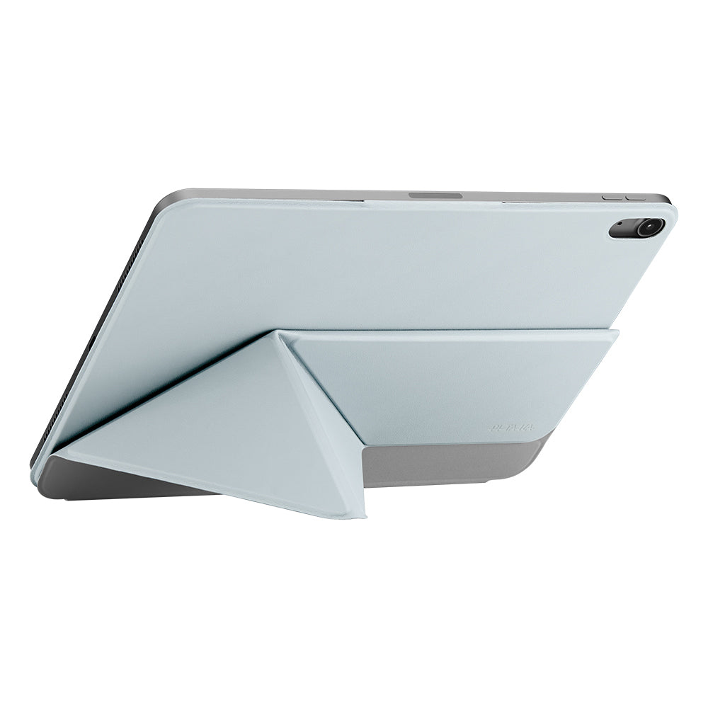 Apple iPad Air 11 2026 M4 Pitaka Folio 3 Kalem Bölmeli Standlı Kılıf Mavi